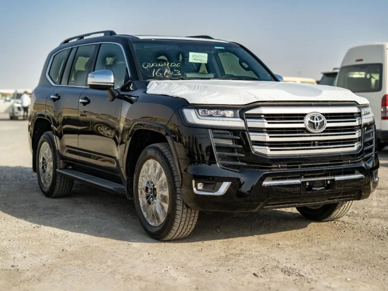 2025 Toyota Land Cruiser VXR 3.5 Litres 6 Cylinders TWIN TURBO Petrol Engine Black Red SUV Automatic