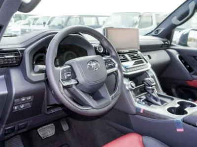 2025 Toyota Land Cruiser VXR 3.3 Litres 6 Cylinders Diesel Engine Black Red SUV Automatic Full Option
