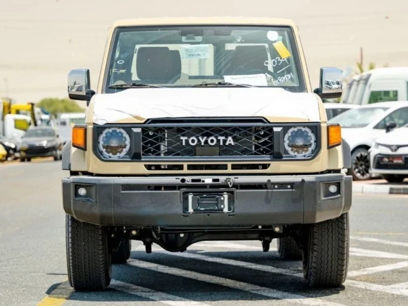 2024 Toyota Land Cruiser 71 4.0 Litres V6 Petrol Engine Beige Brown SUV GCC Specs AT 3 Doors Full Option