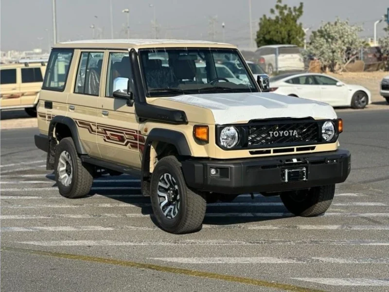 2024 TOYOTA LAND CRUISER 76 HARDTOP LX LIMITED 4.0 Litres V6 Beige Brown SUV Manual GCC Specs