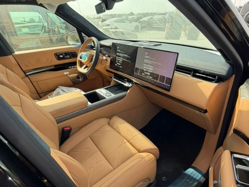 2025 Zeekr 9x Ultra 70kwh Electric Vehicle Black Tan SUV AWD Automatic