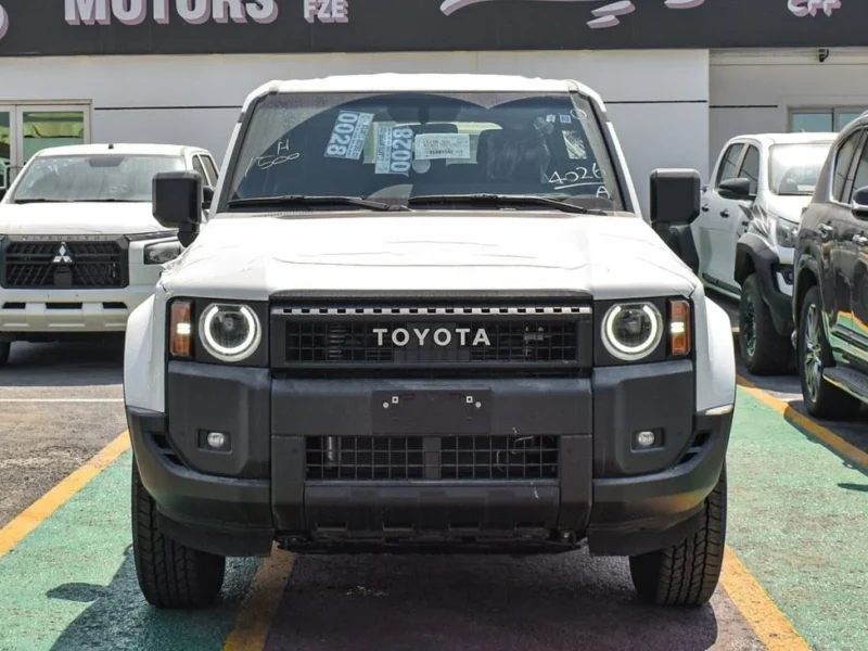 2024 Toyota Prado Basic 2.4 Litres Turbo 4 Cylinders Petrol Engine White Black SUV Automatic