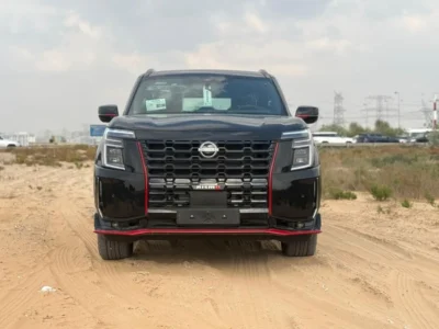 2026 Nissan Patrol NISMO 3.5 Litres Twin Turbo 6 Cylinders Petrol Engine Black Burgundy SUV GCC Specs