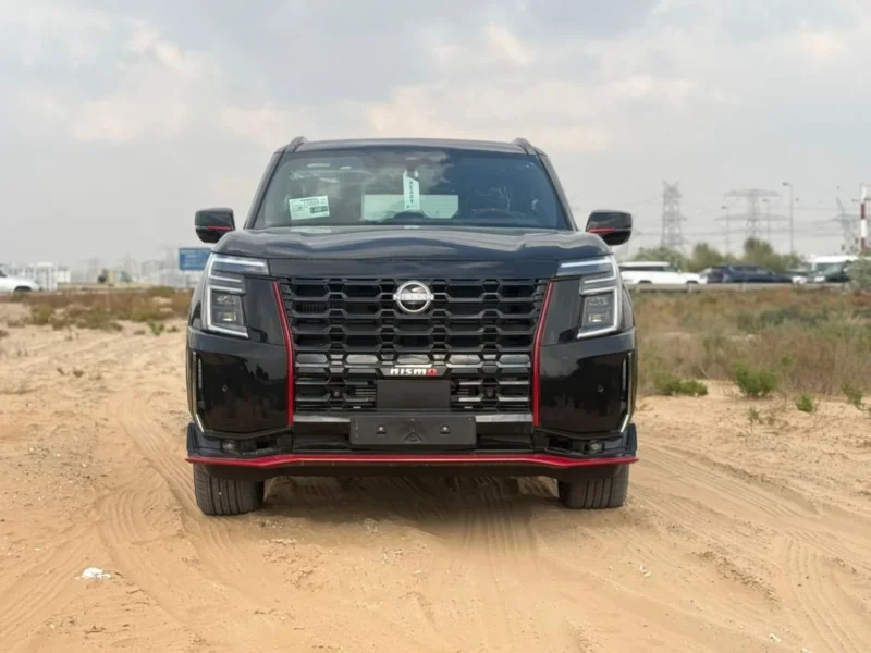 2026 Nissan Patrol NISMO 3.5 Litres Twin Turbo 6 Cylinders Petrol Engine Black Burgundy SUV GCC Specs