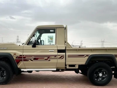 2024 Toyota Land Cruiser 79 Pick Up 4.0 Litres V6 Petrol Engine SIngle Cabin Beige Brown GCC Specs