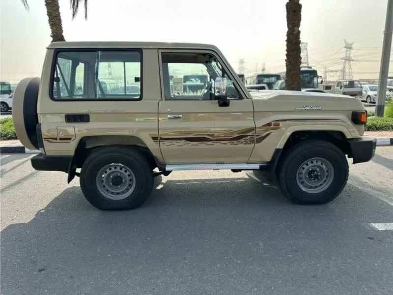 2024 Toyota Land Cruiser 71 Hard Top 4.0 Litres V6 Petrol Engine Beige Brown SUV GCC Specs AT 3 Doors