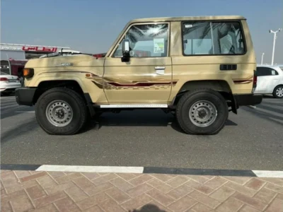 2024 Toyota Land Cruiser 71 Hard Top 4.0 Litres V6 Petrol Engine Beige Brown SUV GCC Specs AT 3 Doors