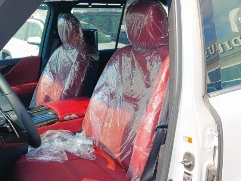2025 Lexus LX600 3.5-liter twin-turbo V6 Petrol Engine White Red SUV GCC Specs Automatic