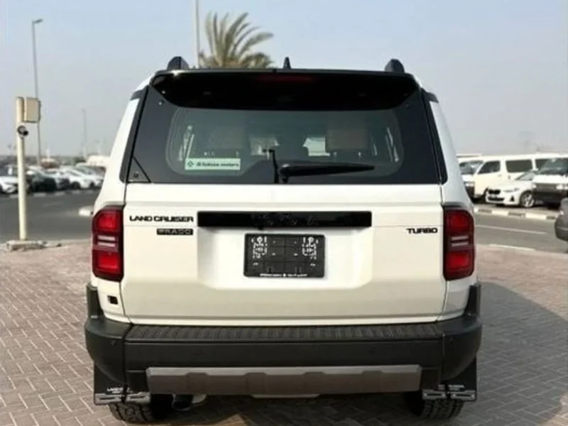 2024 Toyota Prado First Edition 2.4 Litres Turbo 4 Cylinders Petrol Engine White Brown SUV Automatic