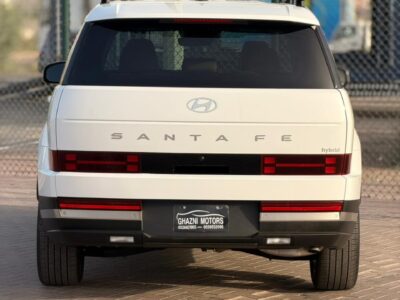 2025 HYUNDAI Santafe Hybrid Limited 1.6 Litres V4 Petrol Engine White SUV American Specs FWD