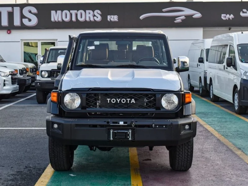 2024 Toyota Land Cruiser 70 Hard Top 4.0 Litres V6 Petrol Engine Black Tan SUV GCC Specs AT