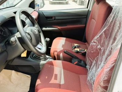 2025 Toyota Hilux 2.4 Litres 4 Cylinder Diesel Engine MT Double Cab White Red Pickup Truck