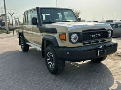 2024 Toyota Land Cruiser 79 Pick Up 4.0 Litres V6 Petrol Engine Double Cabin Beige Brown GCC Specs AT