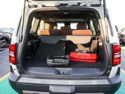2024 Toyota Prado Aventure 2.4 Litres Turbo 4 Cylinders Petrol Engine White Tan SUV Automatic