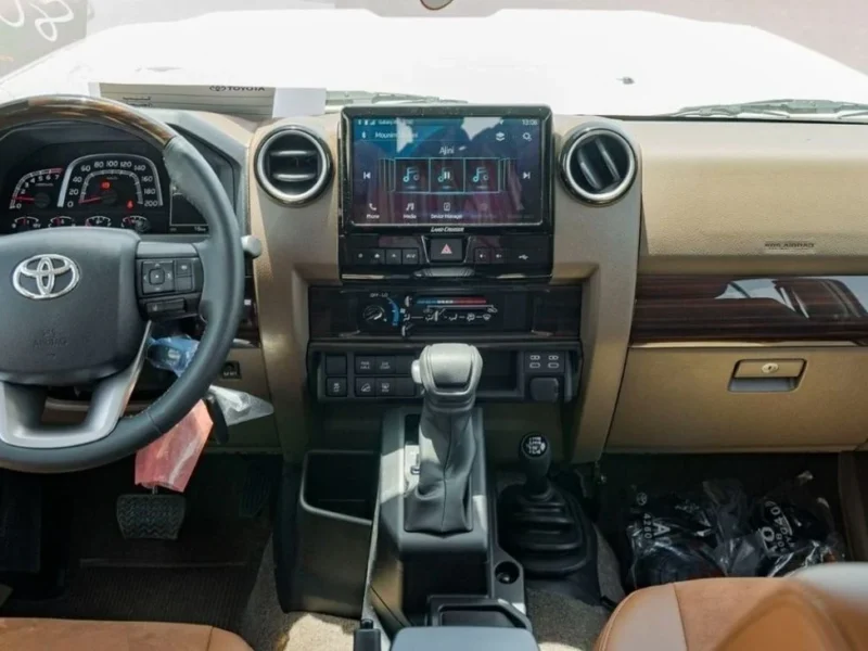 2024 Toyota Land Cruiser 71 4.0 Litres V6 Petrol Engine Beige Brown SUV GCC Specs AT 3 Doors Full Option