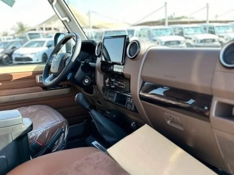 2024 TOYOTA LAND CRUISER 76 HARDTOP LX LIMITED 4.0 Litres V6 Beige Brown SUV Manual GCC Specs