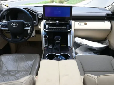 2025 Toyota Land Cruiser GXR 3.5L Twin-Turbo V6 Engine Grey Beige FULL WITH JBL AND BIG KIT
