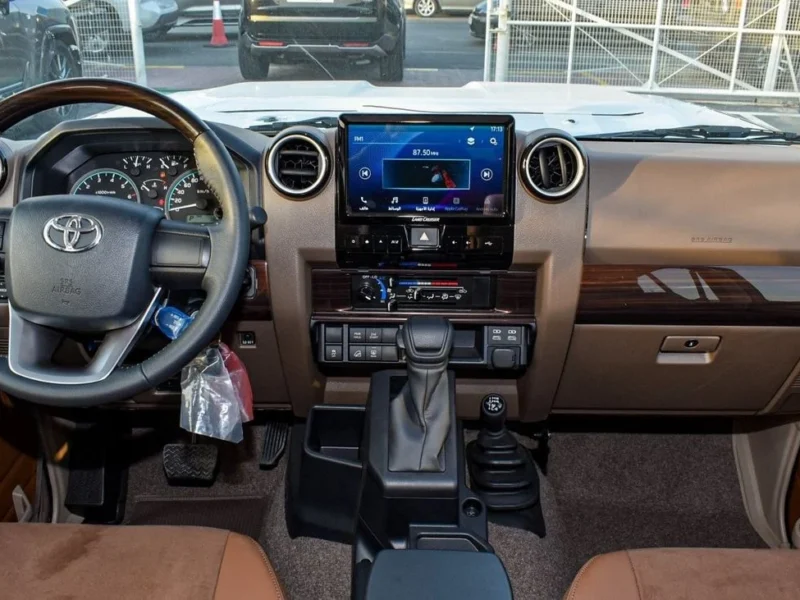 2024 Toyota Land Cruiser 70 Hard Top 4.0 Litres V6 Petrol Engine Black Tan SUV GCC Specs AT