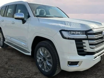 2025 Toyota Land Cruiser VX 3.5 Litres 6 Cylinders TWIN TURBO Petrol Engine White Black SUV Automatic