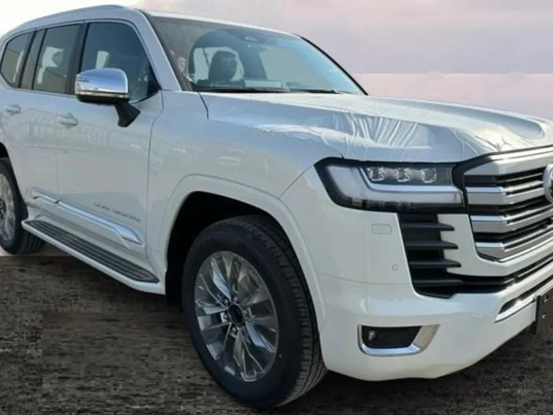 2025 Toyota Land Cruiser VX 3.5 Litres 6 Cylinders TWIN TURBO Petrol Engine White Black SUV Automatic