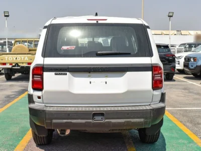 2024 Toyota Prado Basic 2.4 Litres Turbo 4 Cylinders Petrol Engine White Black SUV Automatic
