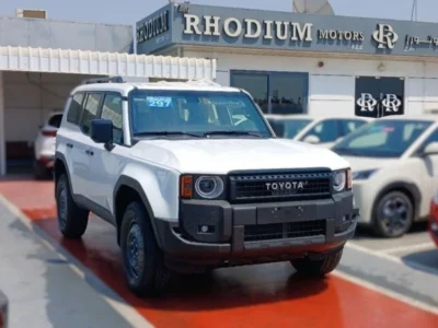 2025 Toyota PRADO 250 TX 2.4 Litres 4 Cylinders Petrol Engine White Black SUV GCC Specs Automatic