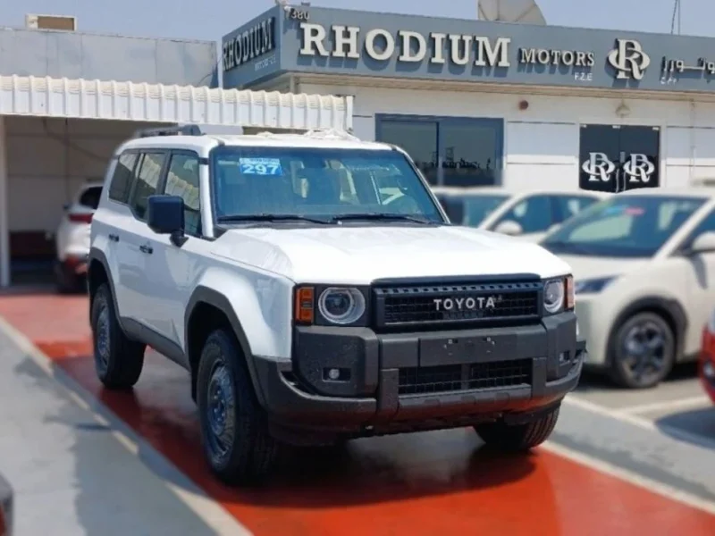 2025 Toyota PRADO 250 TX 2.4 Litres 4 Cylinders Petrol Engine White Black SUV GCC Specs Automatic