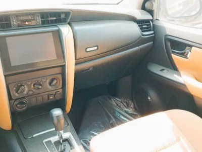 2025 Toyota Fortuner 2.4 Litres 4 Cylinders Diesel Engine Grey Tan SUV GCC Specs Automatic
