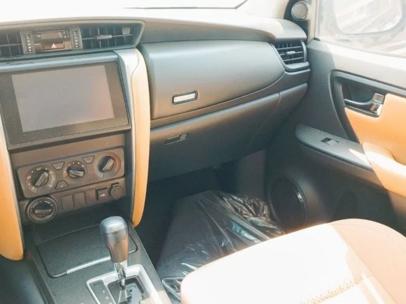 2025 Toyota Fortuner 2.4 Litres 4 Cylinders Diesel Engine Grey Tan SUV GCC Specs Automatic