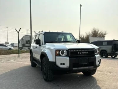 2024 Toyota Prado First Edition 2.4 Litres Turbo 4 Cylinders Petrol Engine White Brown SUV Automatic