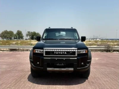 2024 Toyota Prado 2.4 Litres Turbo 4 Cylinders Petrol Engine Black Beige SUV Automatic