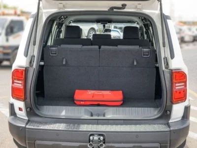 2024 Toyota Prado BX 2.4 Litres 4 Cylinders Petrol Engine White Grey SUV Automatic