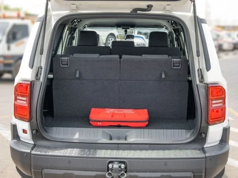 2024 Toyota Prado BX 2.4 Litres 4 Cylinders Petrol Engine White Grey SUV Automatic