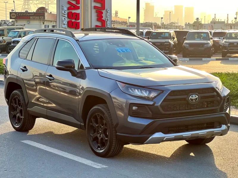 2021 Toyota Rav4 Trd Off Road Fully Loaded 4 Cylinders Engine Grey Black SUV American Specs