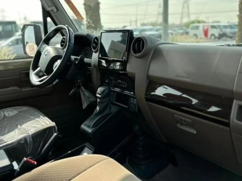 2024 Toyota Land Cruiser 71 Hard Top 4.0 Litres V6 Petrol Engine Beige Brown SUV GCC Specs AT 3 Doors
