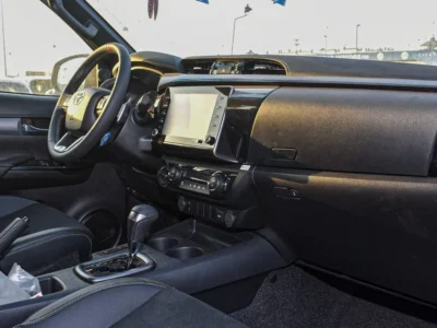 2024 Toyota Hilux GR Sport 4.0 Litres V6 Petrol Engine White Black Pickup Truck GCC Specs Automatic