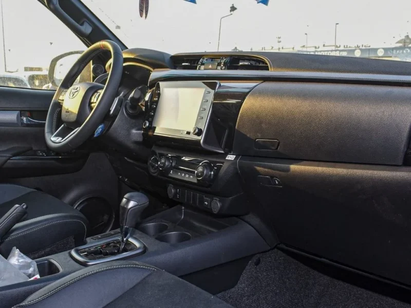 2024 Toyota Hilux GR Sport 4.0 Litres V6 Petrol Engine White Black Pickup Truck GCC Specs Automatic