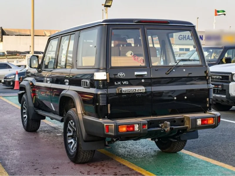 2024 Toyota Land Cruiser 70 Hard Top 4.0 Litres V6 Petrol Engine Black Tan SUV GCC Specs AT