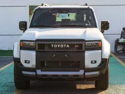 2024 Toyota Prado Aventure 2.4 Litres Turbo 4 Cylinders Petrol Engine White Tan SUV Automatic