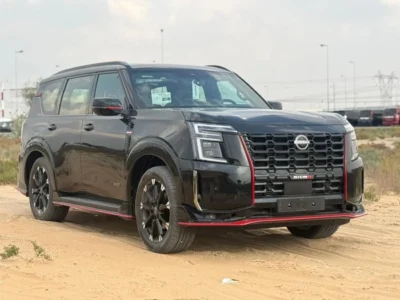 2026 Nissan Patrol NISMO 3.5 Litres Twin Turbo 6 Cylinders Petrol Engine Black Burgundy SUV GCC Specs