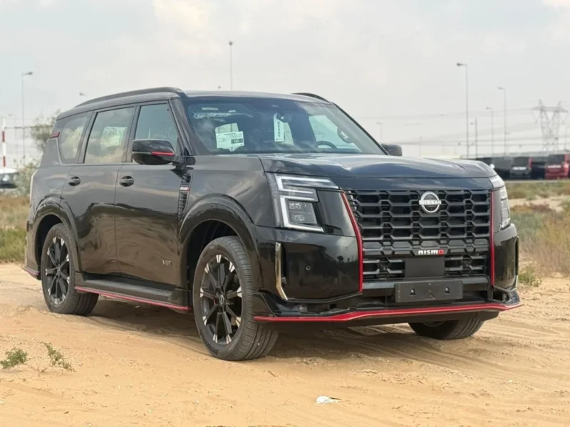 2026 Nissan Patrol NISMO 3.5 Litres Twin Turbo 6 Cylinders Petrol Engine Black Burgundy SUV GCC Specs