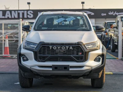 2024 Toyota Hilux GR Sport 4.0 Litres V6 Petrol Engine White Black Pickup Truck GCC Specs Automatic