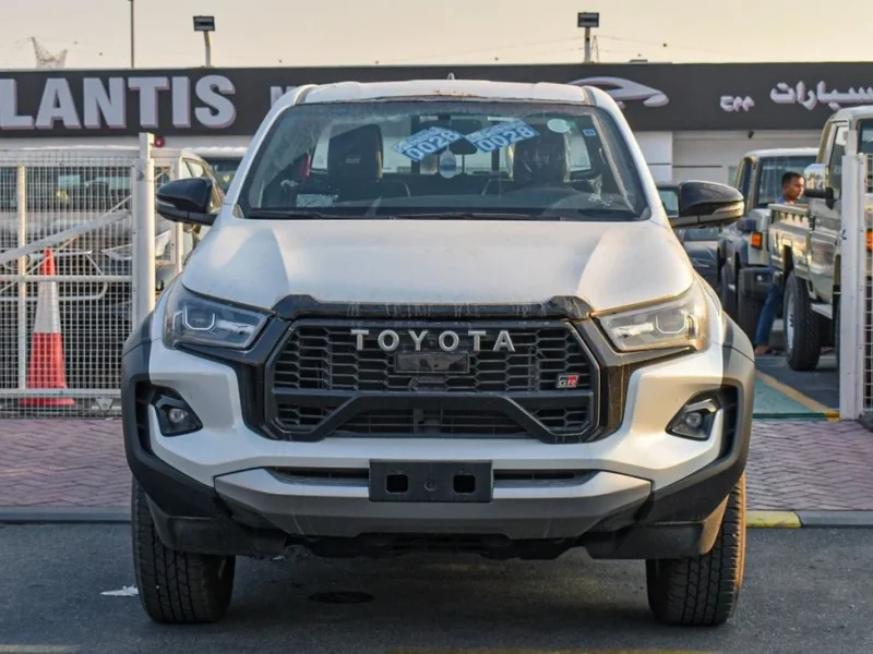 2024 Toyota Hilux GR Sport 4.0 Litres V6 Petrol Engine White Black Pickup Truck GCC Specs Automatic