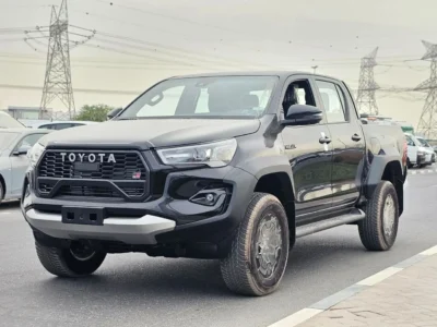 2025 Toyota Hilux GR 2.8 Litres 4 Cylinders Diesel Engine Black Pickup Truck Automatic