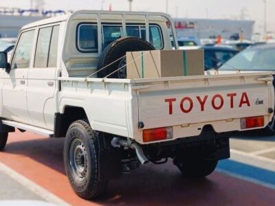 2025 Toyota Land Cruiser 79 DC 4.2 Litres 6 Cylinders Diesel Engine White Grey Pickup Truck MT