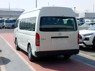 2025 Toyota Hiace Highroof 2.5 Litres 4 Cylinders Diesel Engine MT 16-Seat White Black Van