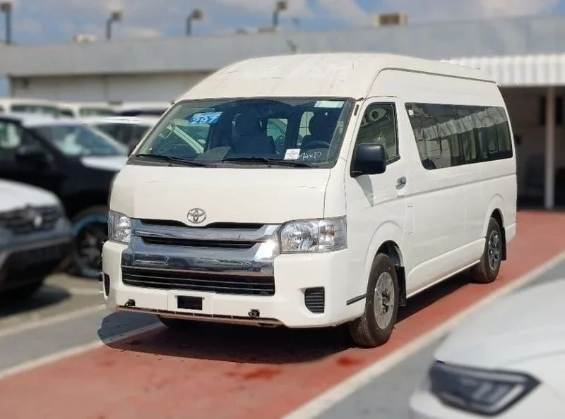 2025 Toyota Hiace GL Highroof 2.5 Litres 4 Cylinders Diesel Engine MT White Grey Van