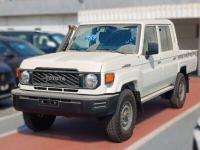 2025 Toyota Land Cruiser 79 DC 4.2 Litres 6 Cylinders Diesel Engine White Grey Pickup Truck MT