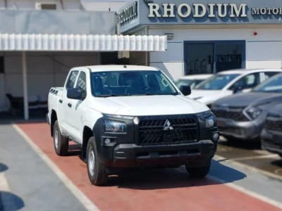 2026 Mitsubishi L200 2.4 Litres 4 Cylinders Diesel Engine MT White Black Pickup Truck
