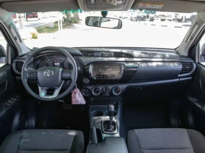 2026 Toyota Hilux 2.4 Litres 4 Cylinders Diesel Engine White Black Pickup Truck GCC Specs
